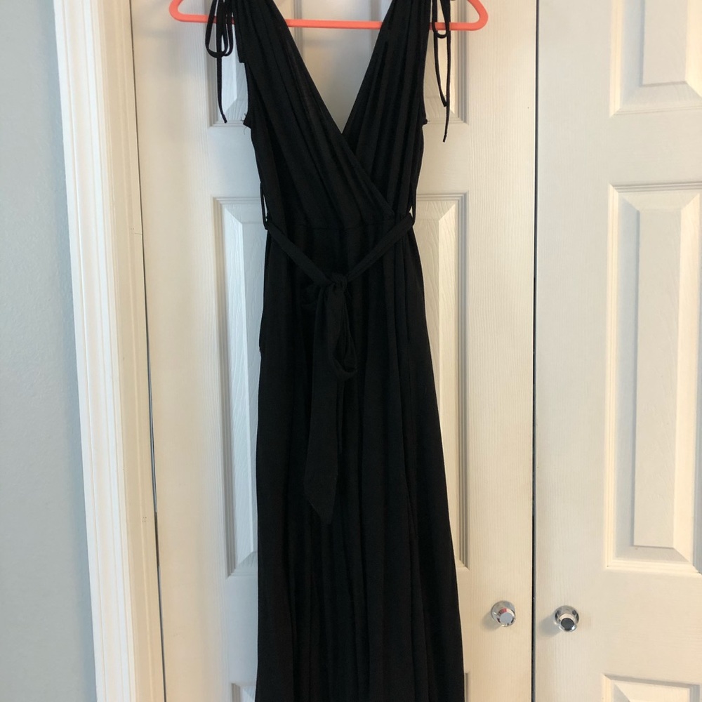 Black Flare Leg Jumpsuit size M